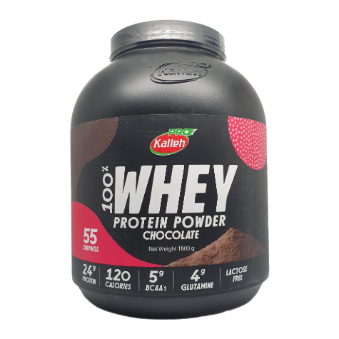وی پروتئین 100 درصد 1800 گرمی کاله پرو - شکلاتی ا Whey Protein 100 1800 g Kalleh Pro
